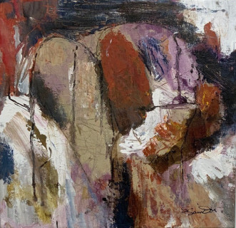 2017 Loeuf presque rouge 43x46